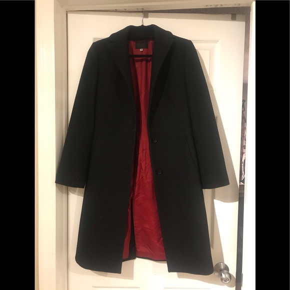 Dolce and Gabbana Black Wool Coat - Picture 3 of 9